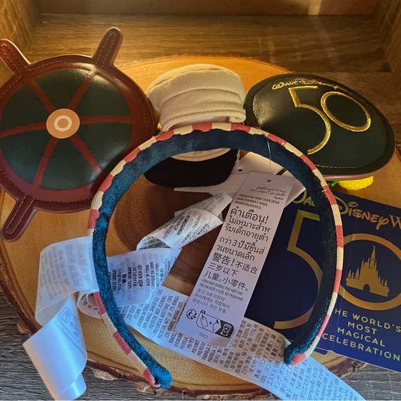 ~Disney 50th Mickey Attraction Jungle Cruise Ear Headband for Adults ~ - Picture 5 of 7